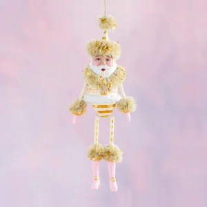 GOLD & BLUSH PAPA NOEL FIGURE