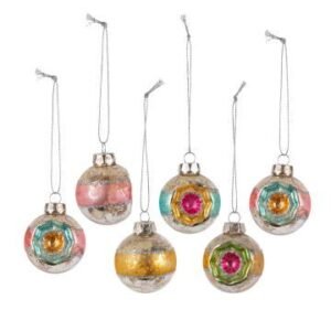 Mini Retro Reflector Ornaments