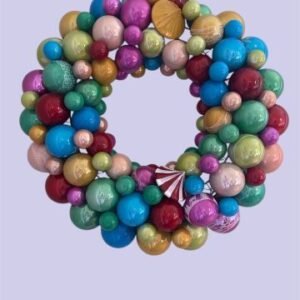 PEARLIZED MULTI ASS ORNAMENT WREATH