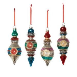 Retro Reflector Finial Ornament