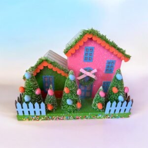 8" BRIGHT EASTER HOUSE